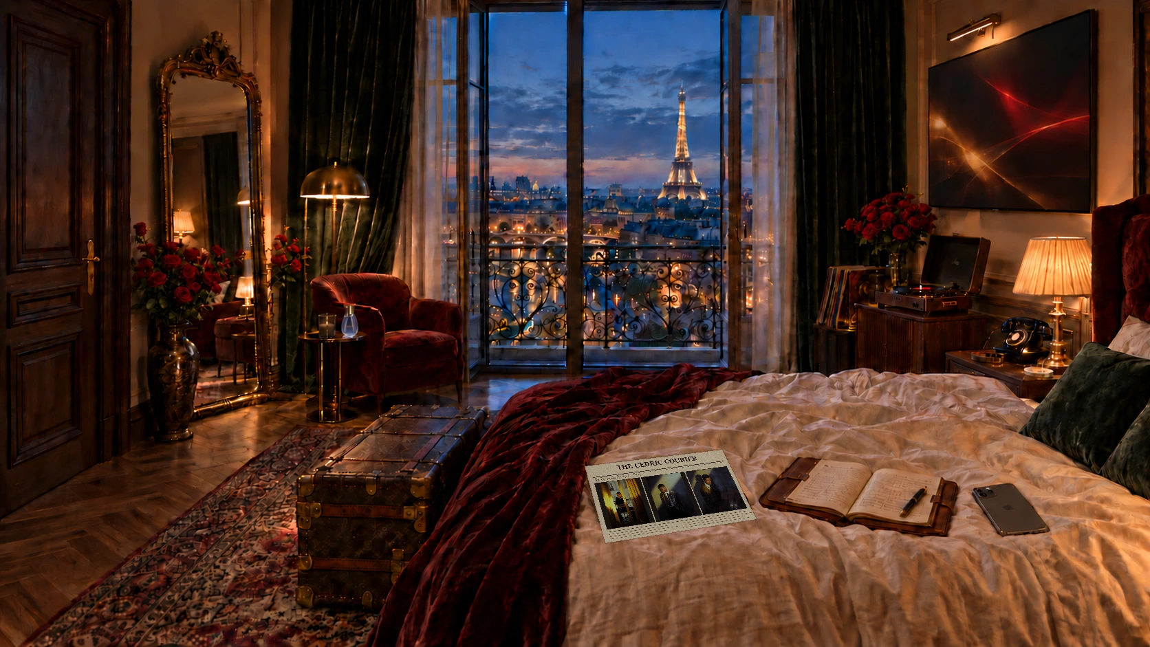 The Cologne Suite, Suite C, overlooking Paris